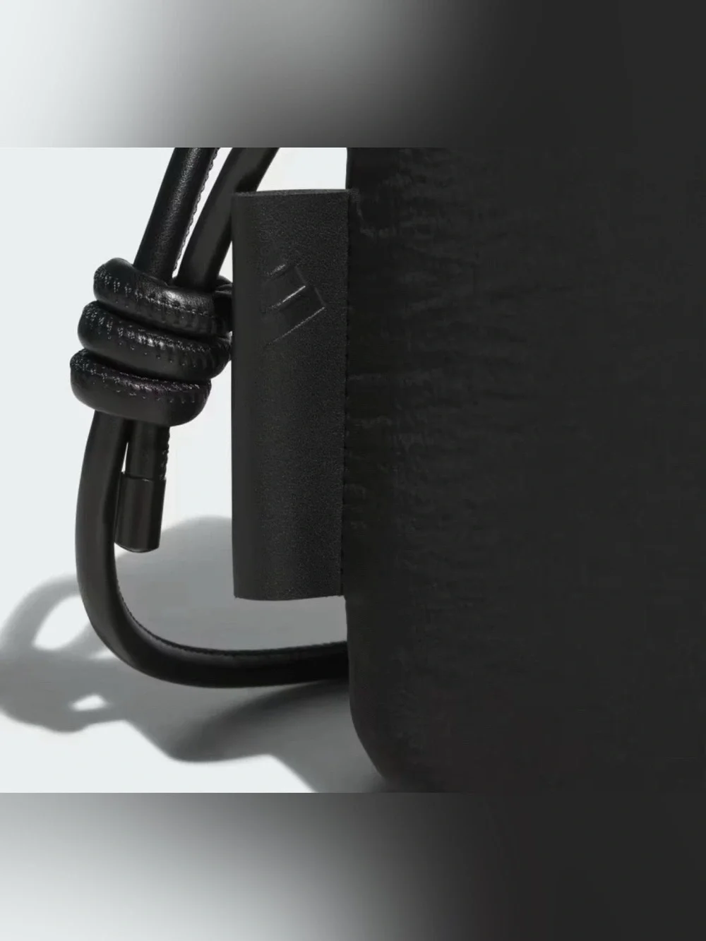 Adidas Black Puffer Bucket Bag with Drawstring Bag